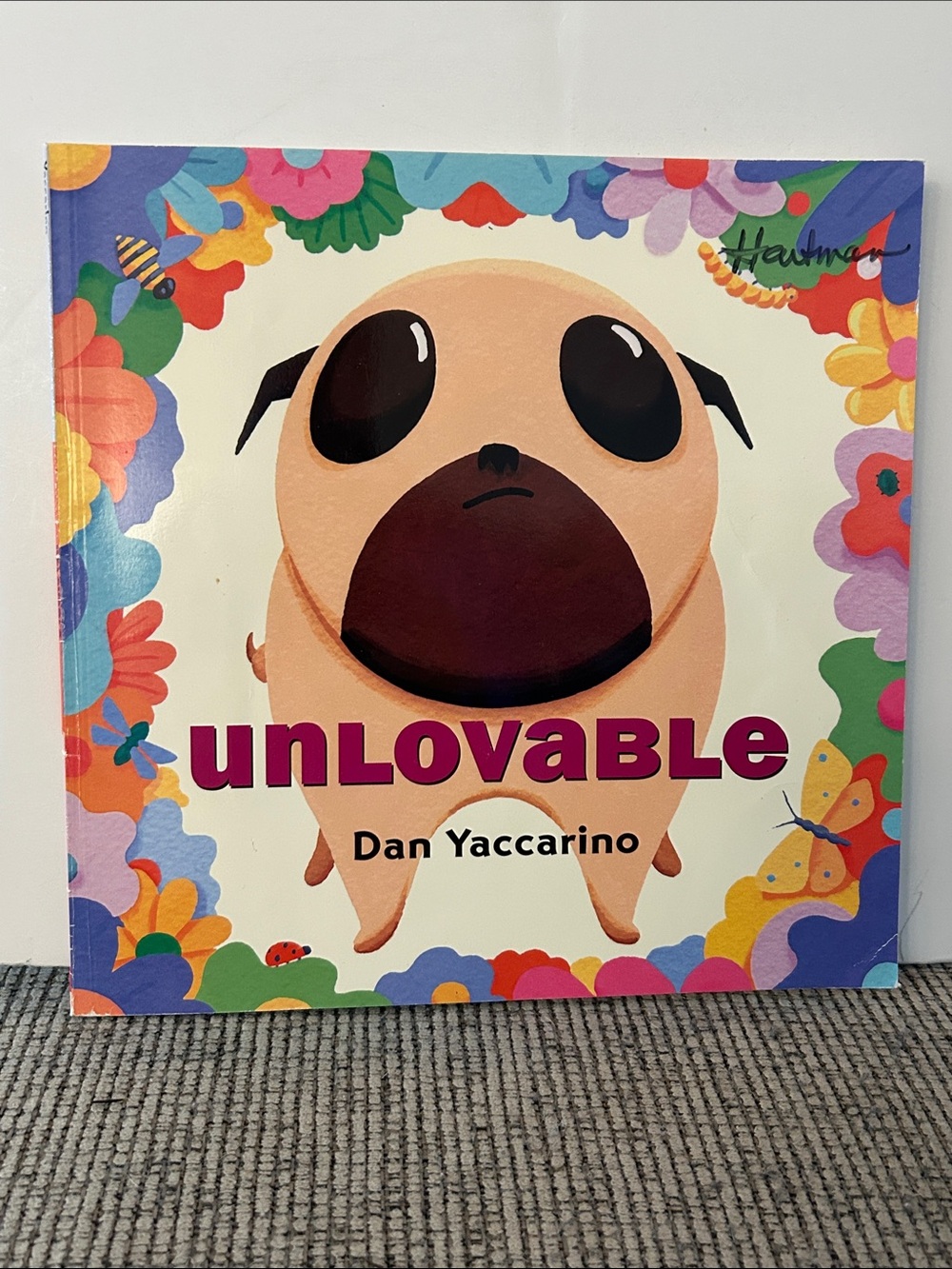 Unlovable Children's Book by Dan Yaccarino scholastic paperback about a pug dog